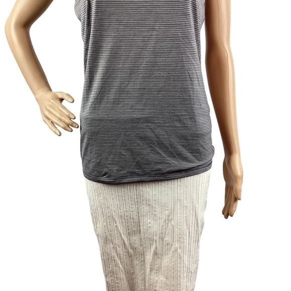 Lululemon Ruche of Adrenaline Tank Top Size 8 Heathered Titanium - Picture 3 of 7